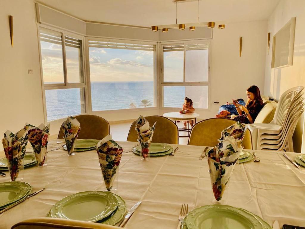 Nitsa Sea View Luxurious Apartment Netanja Zewnętrze zdjęcie